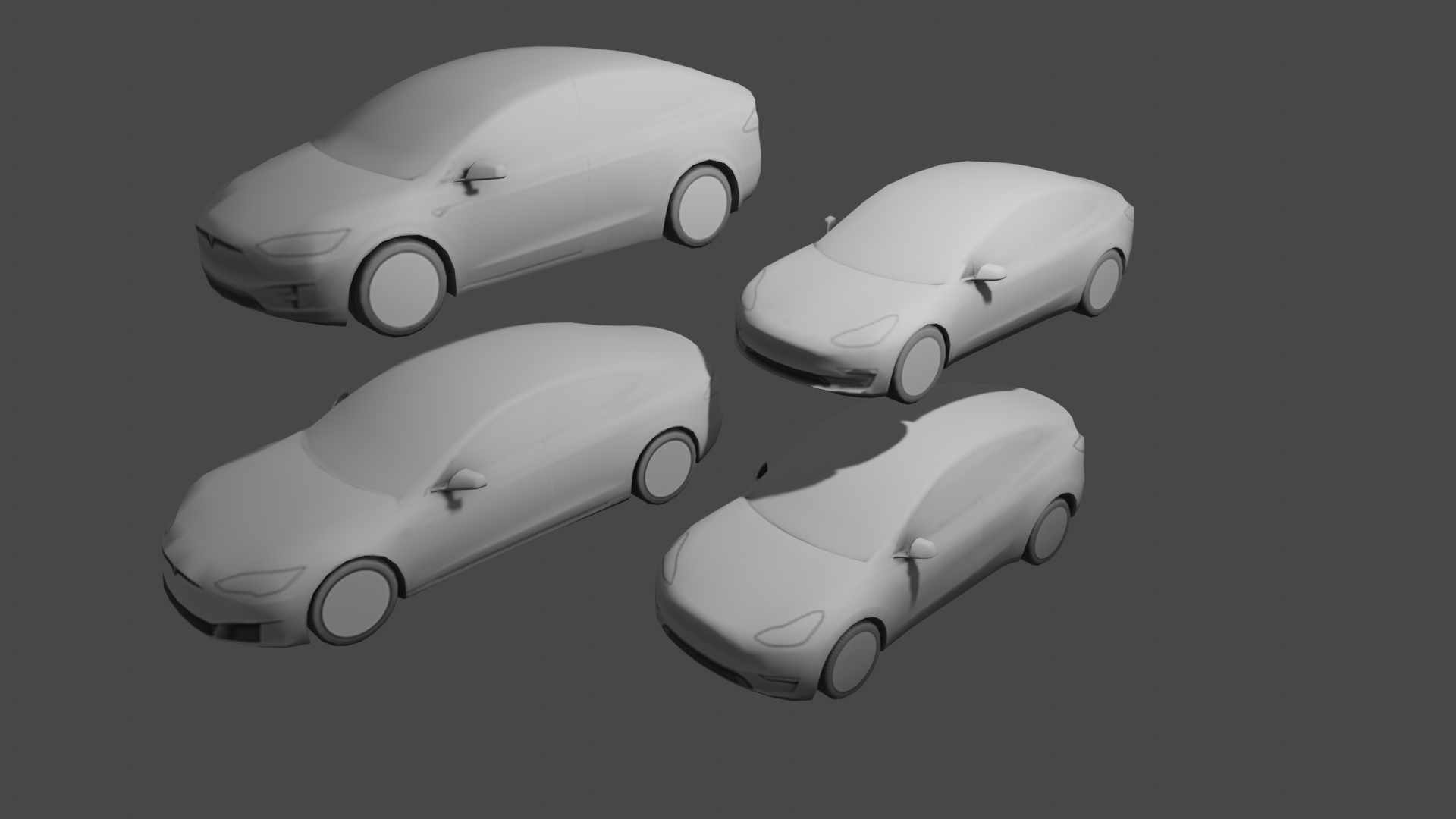 Tesla's visual independent model exposed, recognizable for Model 3/Y/S/X.