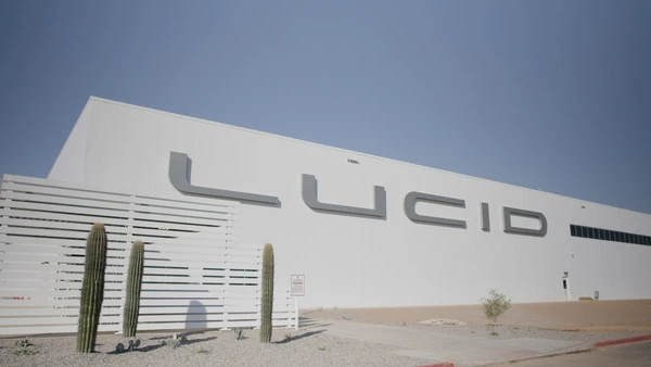 US electric car startup Lucid Motors completes factory construction.