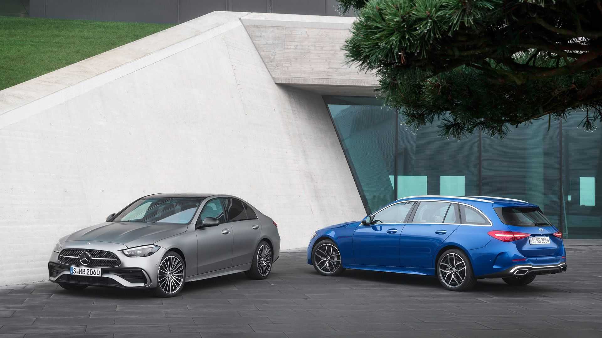 Mercedes-Benz introduces the all-new C-Class sedan and wagon.