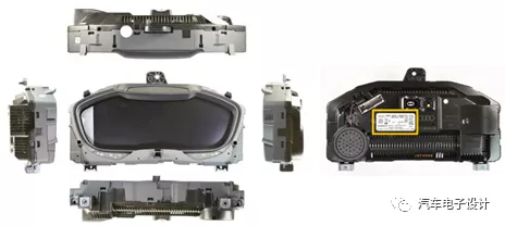 Disassembly of Audi's first-generation LCD instrument cluster.