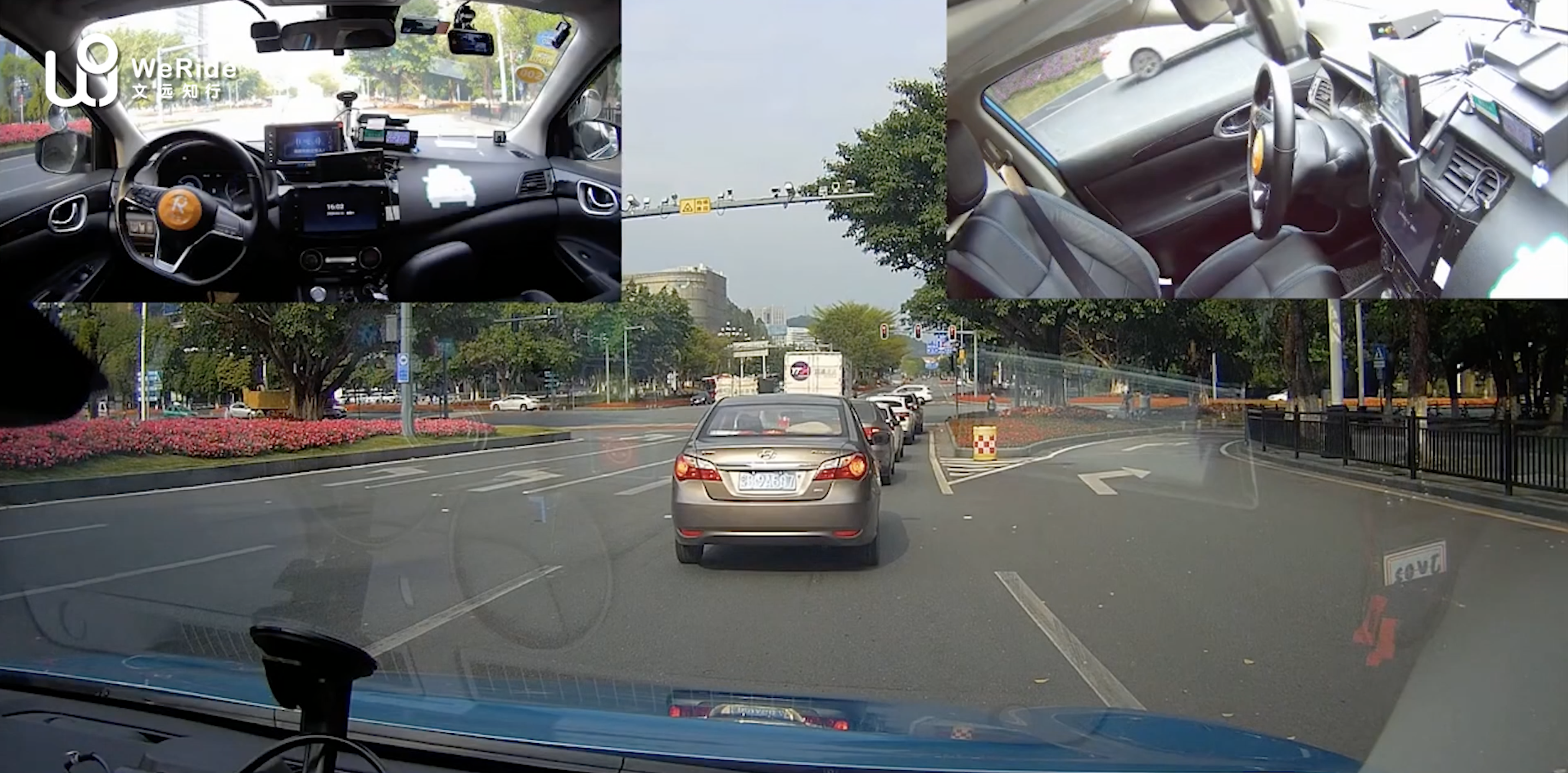 Wenyuan Zhixing releases a 2-hour video of unmanned driving without handover in Guangzhou urban area.