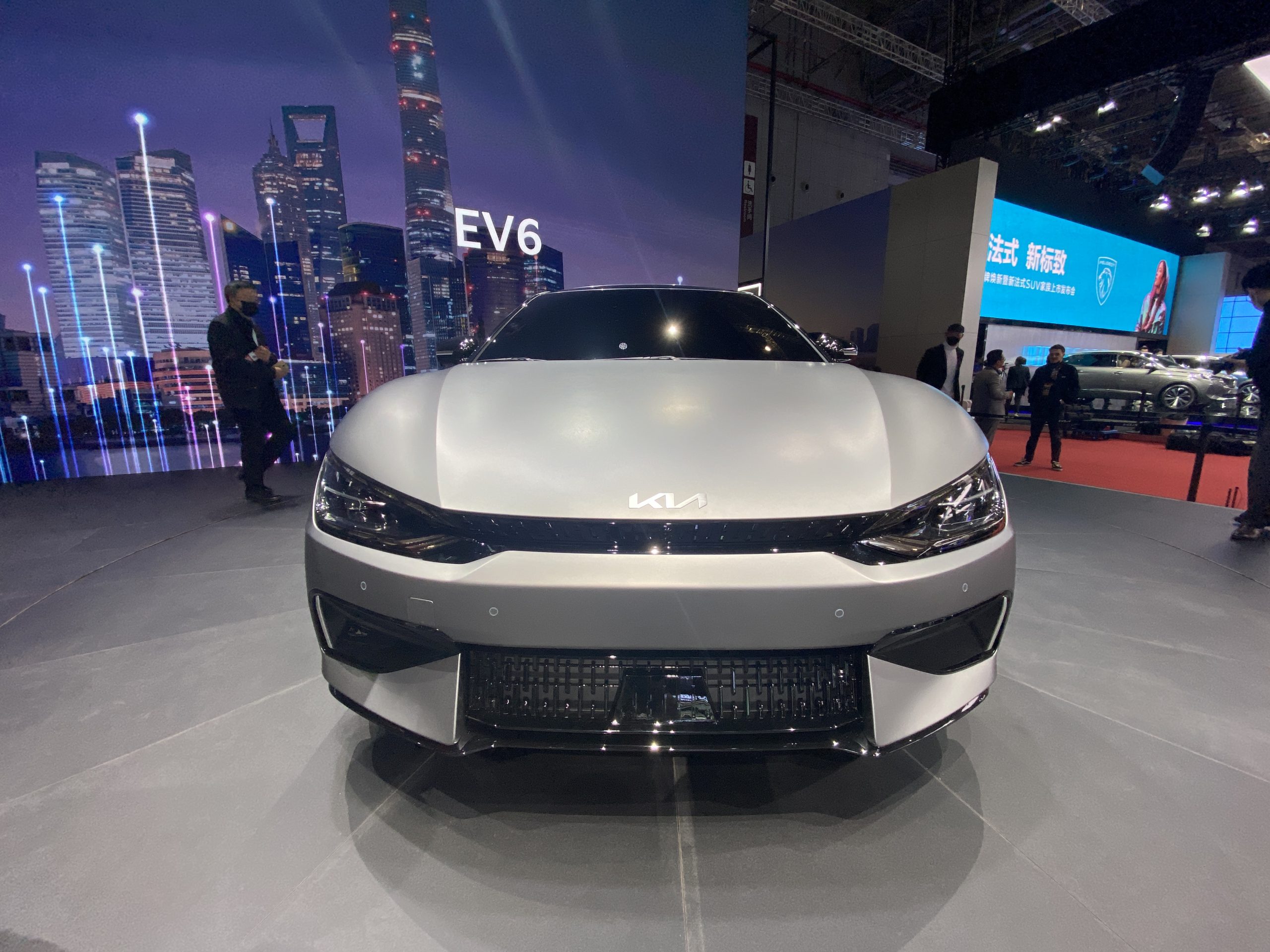 2021 Shanghai Auto Show: Kia EV6 GT live shots.