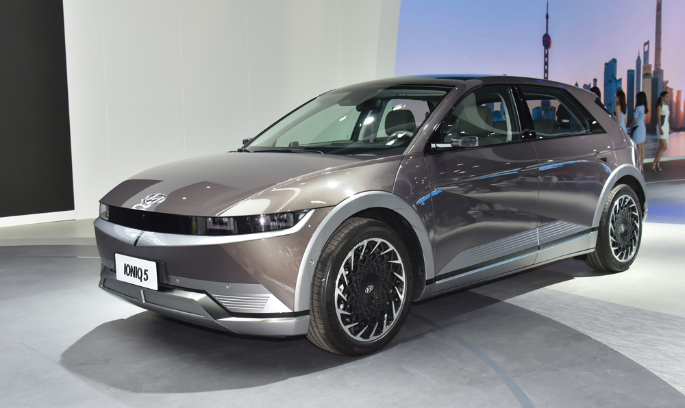 2021 Shanghai Auto Show new car release: IONIQ 5 made its debut with a real car in China.