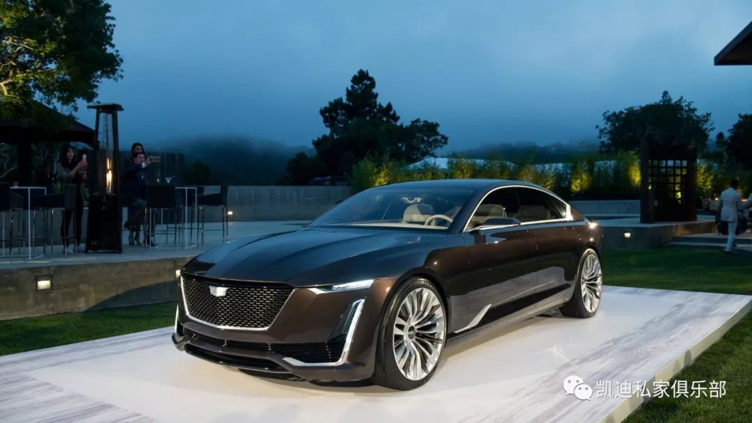 Cadillac's 38-inch OLED infotainment screen.