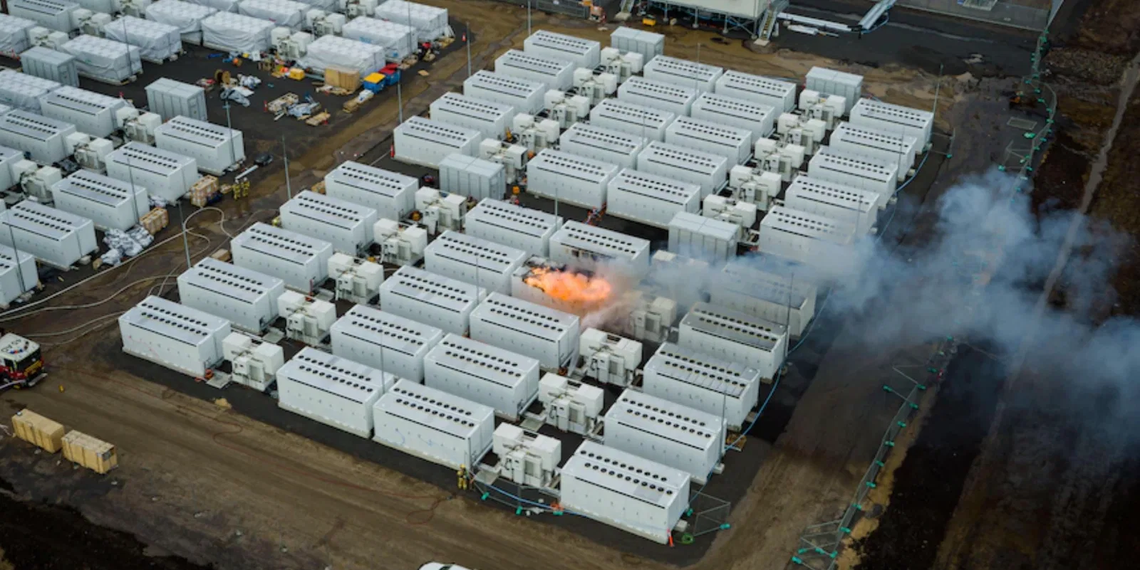 Tesla's Megapack energy storage system caught fire in Victoria, Australia.