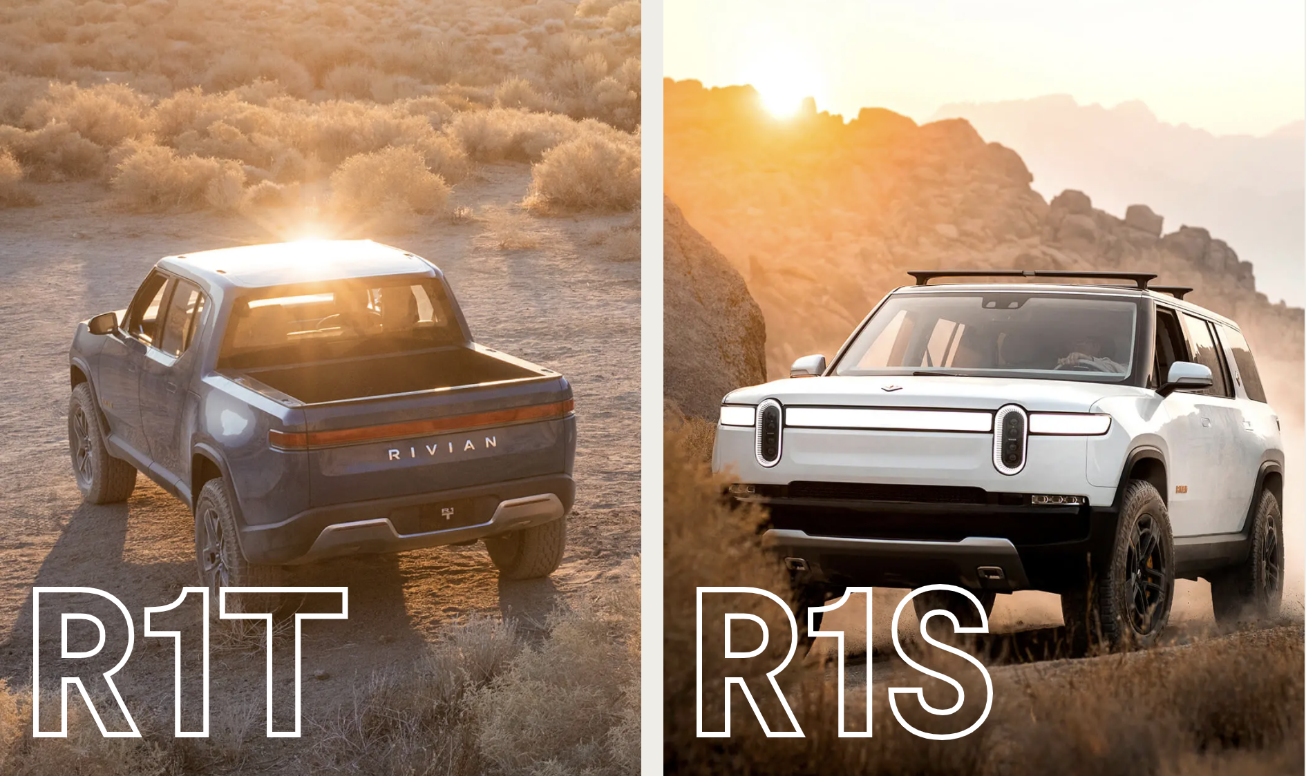 Rivian R1T and R1S have an EPA range exceeding 500 kilometers.