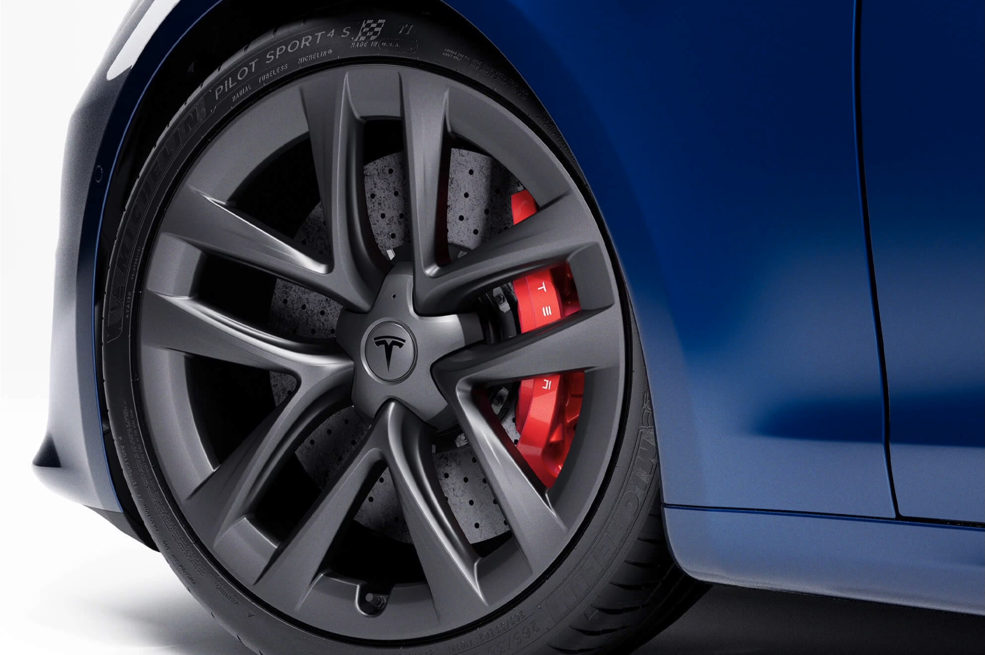 Tesla has launched a carbon ceramic brake kit for its Model S Plaid, priced at $20,000.