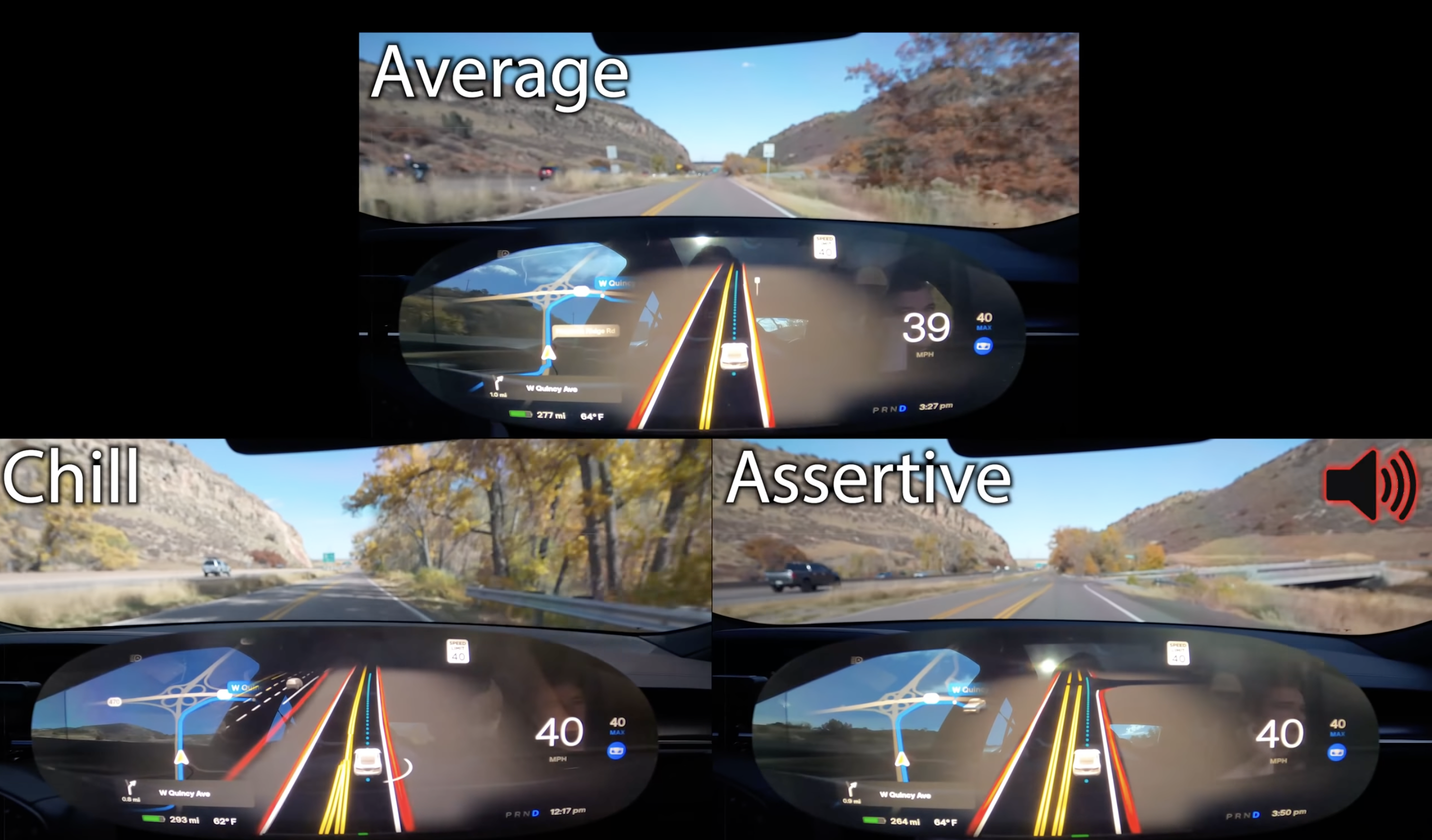 Tesla's FSD Beta version can currently change the driving style of the assisted driving.