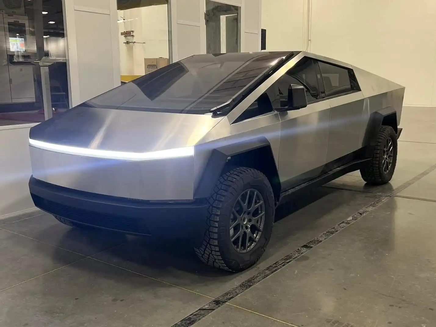 Tesla Cybertruck's latest exterior design revealed.