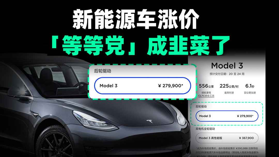 Electric vehicles increased by RMB 30,000, why did the "wait-and-see party" miscalculate?