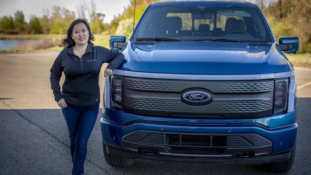 The chief engineer of Ford's electric pickup is unexpectedly a lady from Shandong.