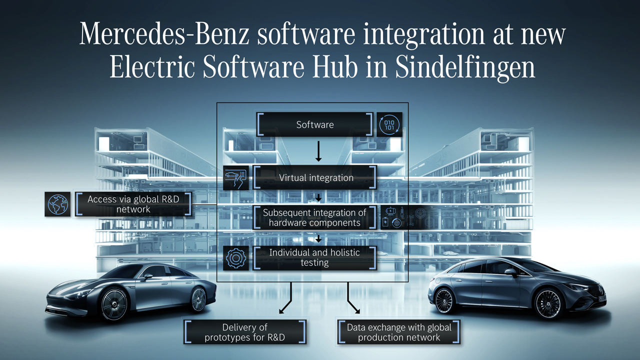 Establishing a new 200 million euro research and development center, Mercedes-Benz continues to increase investment in the field of digitization.