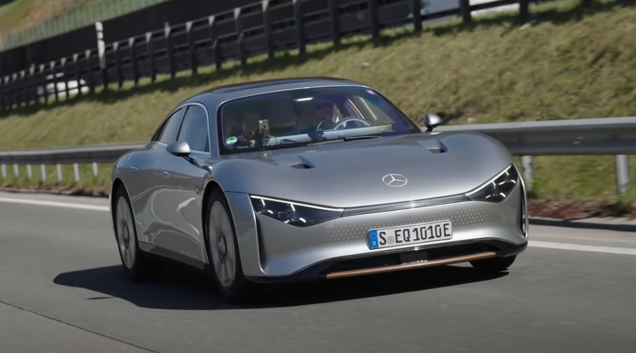 Mercedes 1000-kilometer pure electric endurance test caused a sensation: giants turning around can also be fast.