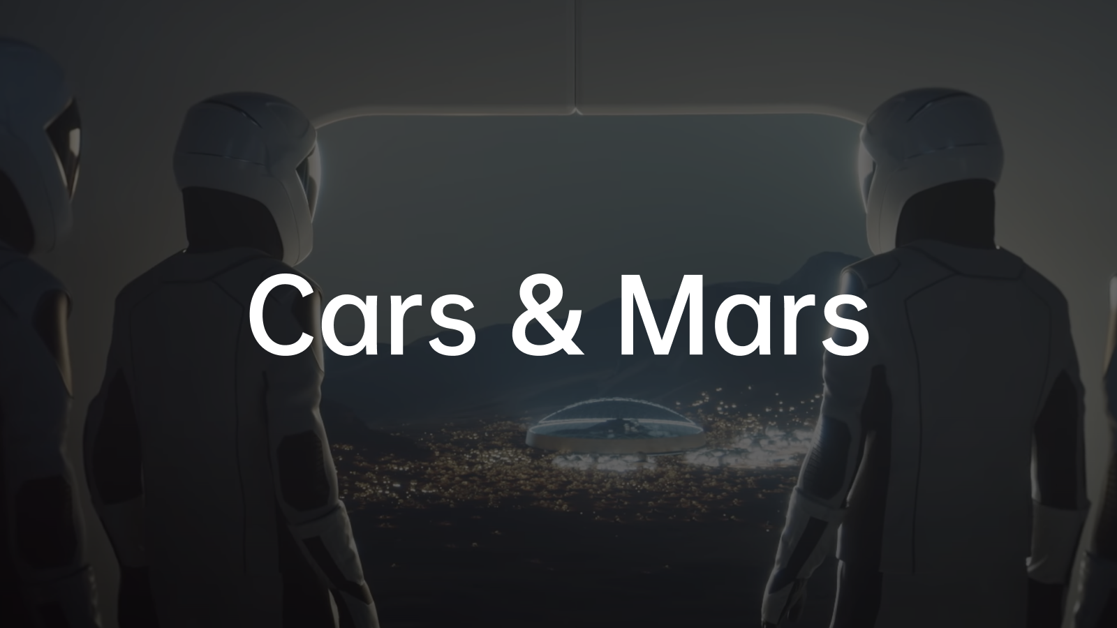 Cars, energy, billionaires, and robots.