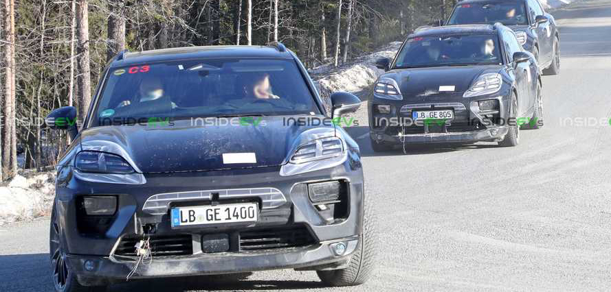 Continuing classic elements, Porsche Macan EV interior/new exterior revealed.