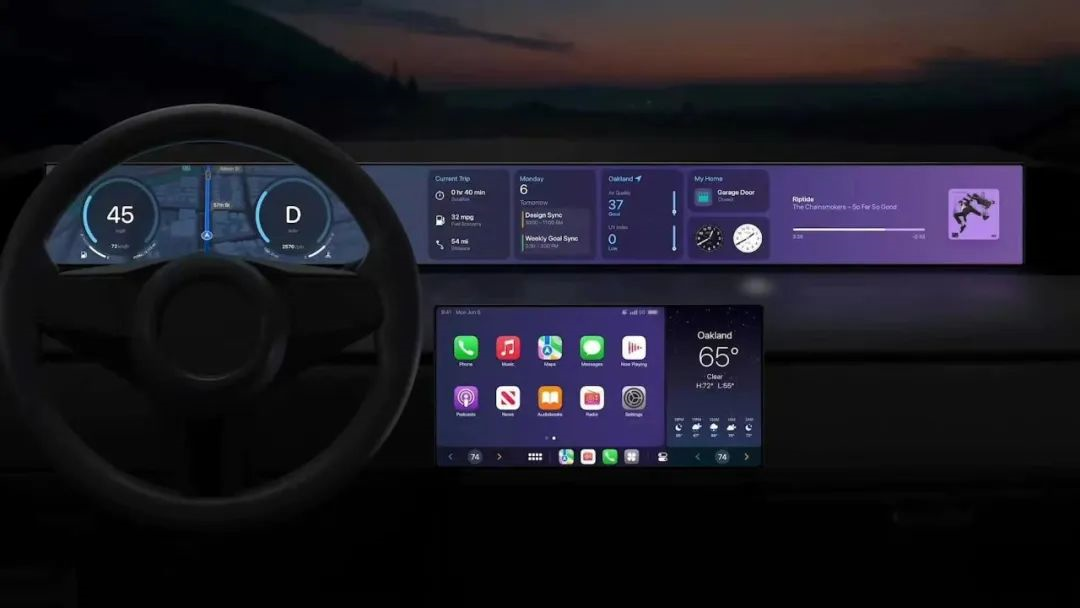 After the release of the new version of CarPlay from Apple, which is known as the "strongest car infotainment system", who will be panicking?