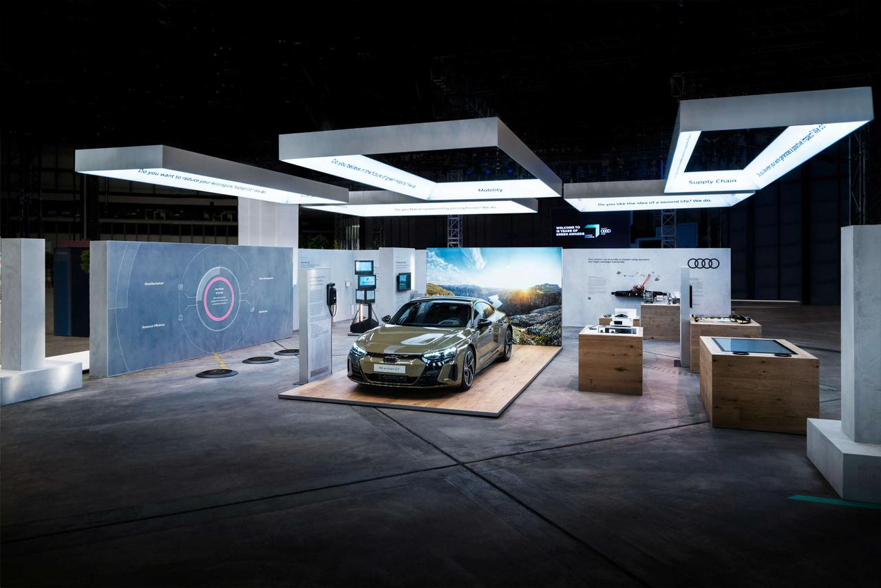 Joining hands to promote change, Audi participates in the 2022 European Green Tech Festival.