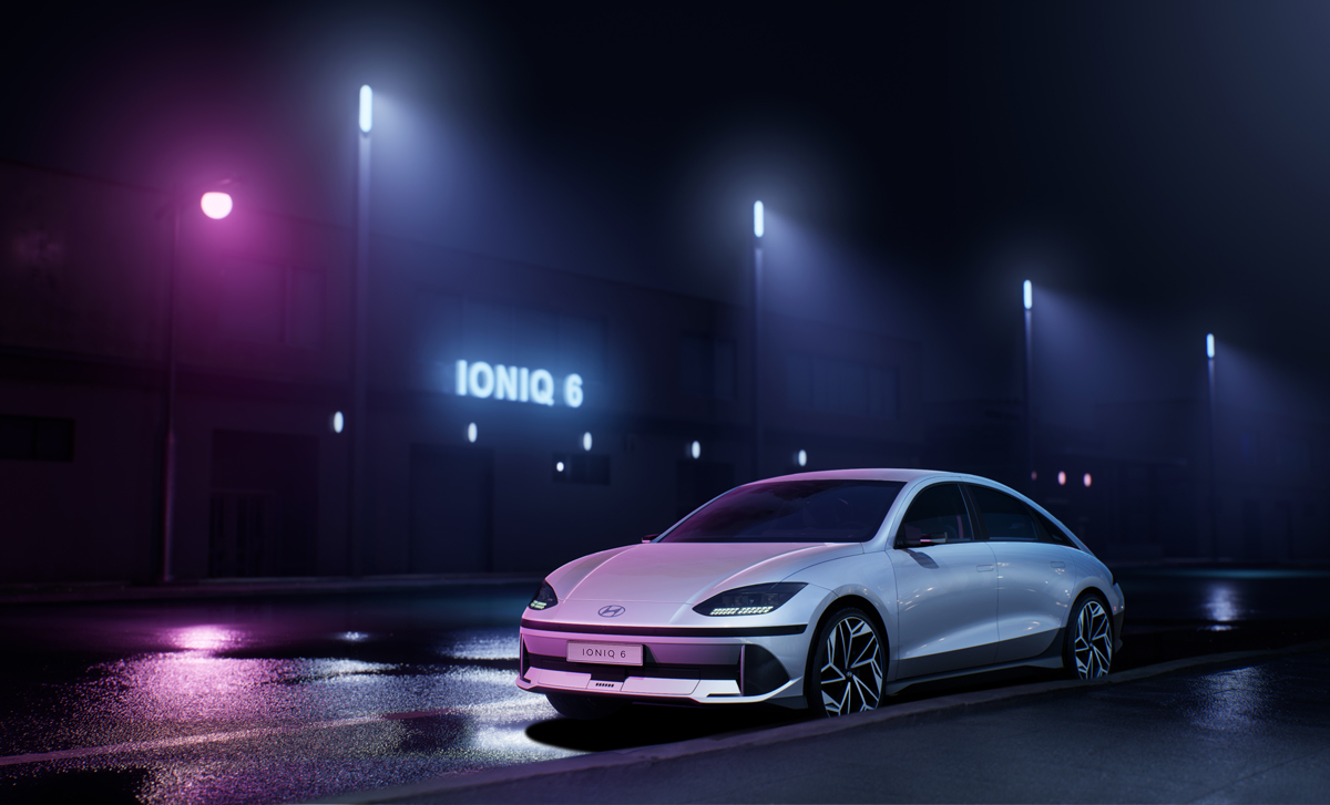 Who said traditional car manufacturers can't make electric cars? Look at this modern IONIQ 6.