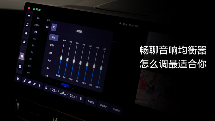 How to adjust the equalizer of the audio system to best fit you?