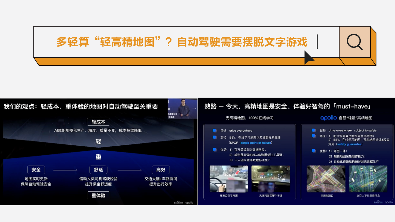 How lightweight is "light high-precision map"? Autonomous driving needs to break free from word games.