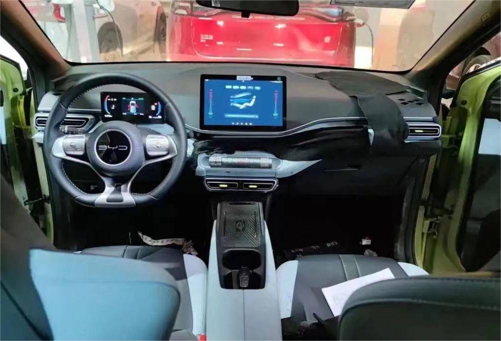 BYD Seagull interior spy photos exposed, the new car will be based on e-platform 3.0.