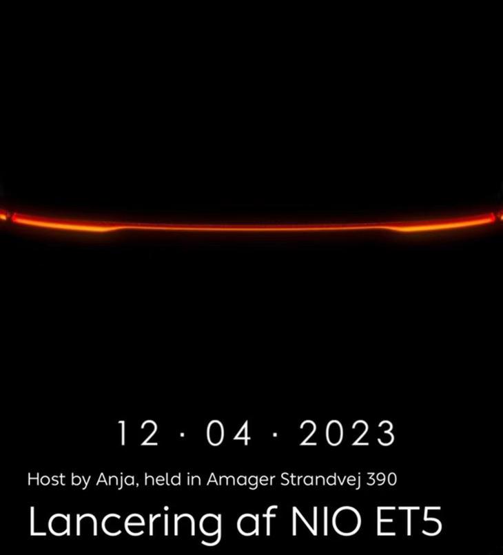The NIO ET5 will officially go on sale in Denmark on April 12th.