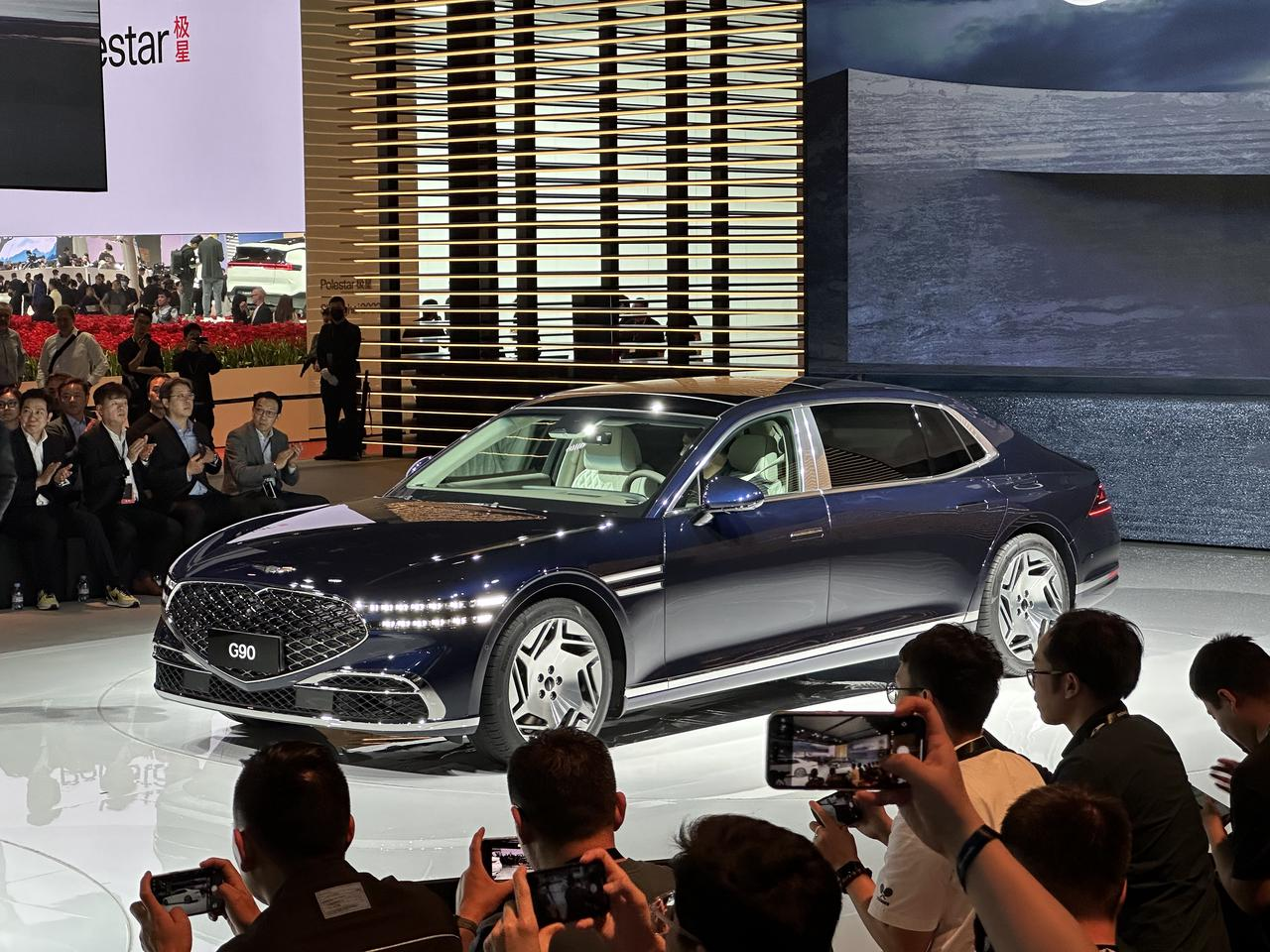 Genesis Unveils Luxury SUV GV70 and Flagship Sedan G90 at Shanghai Auto Show 2023