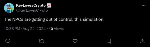 推文推荐：NPCs 失控，模拟世界混乱。链接：<a href=