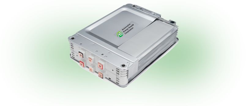 ▲ The latest Nissan Leaf battery module