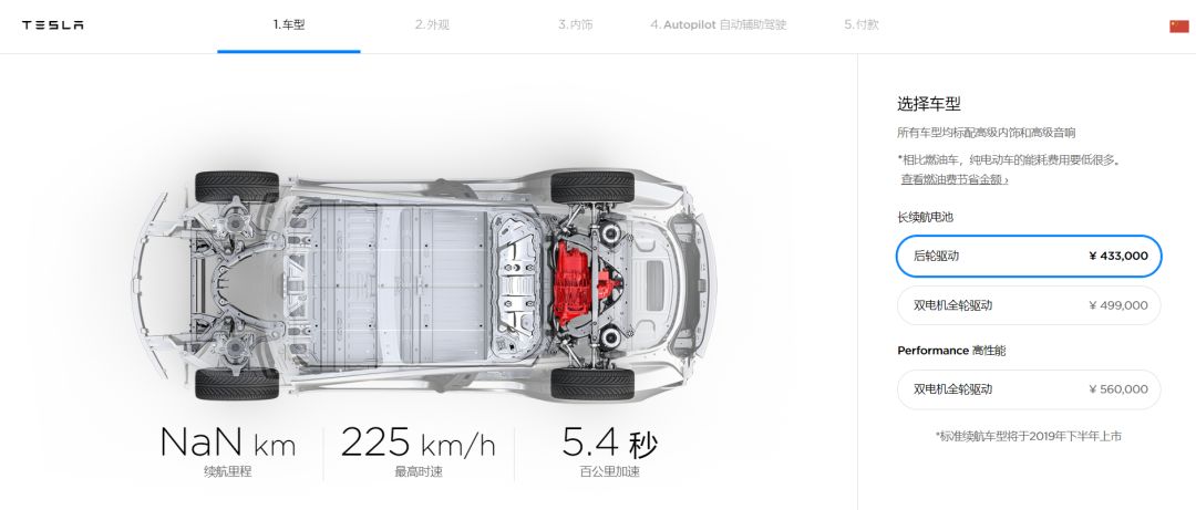 Tesla Model 3 RWD