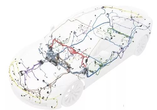 Model S wiring harness: 1.5 kilometers.